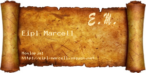 Eipl Marcell névjegykártya